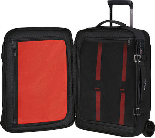Samsonite Σακ Βουαγιάζ Μαύρο με Ρόδες Υφασμάτινο