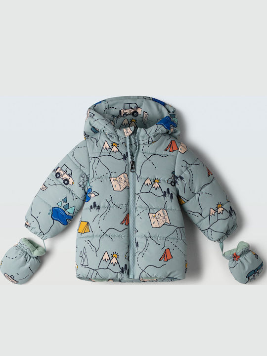 Kids' Casual Jacket with Hood Blue