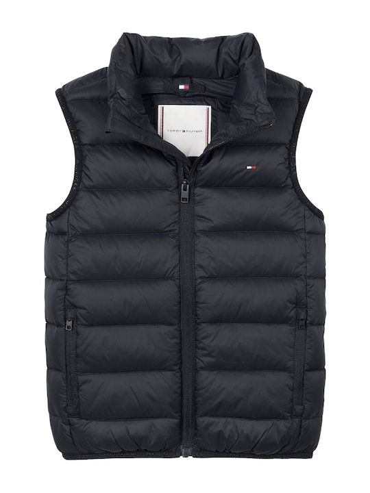Kids' Quilted Jacket Short Navy Blue Essential Light Down