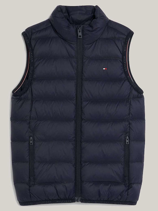 Kids' Quilted Jacket Short Navy Blue Essential Light Down