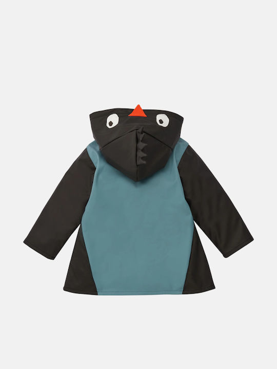 Kids' Casual Jacket with Lining & Hood Black