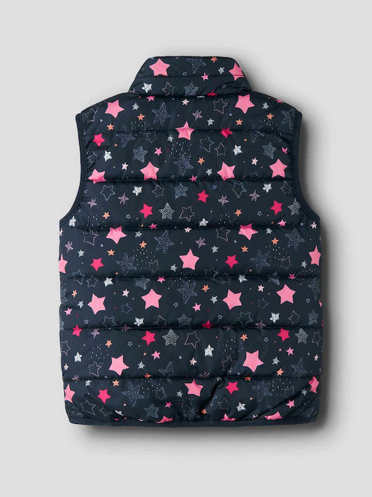 Geacă Casual Fără Mâneci Pentru Copii Albastru Închis