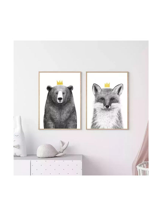 Queen Fox 30x40cm
