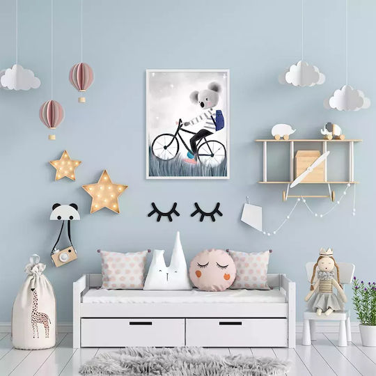Kids Framed Plastic Wall Painting Koala 21x30cm
