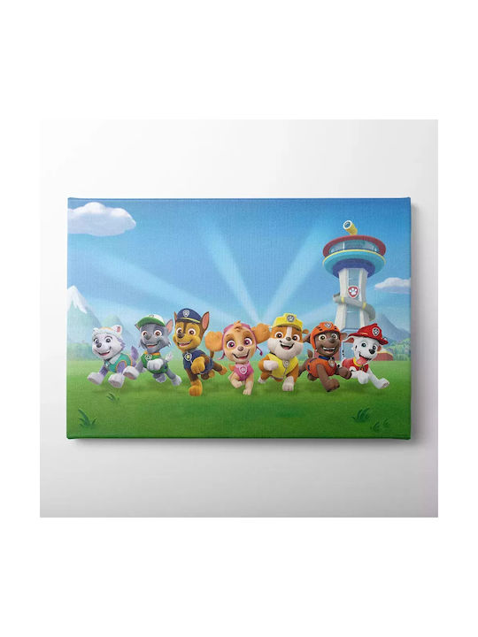 Children's Canvas Painting Paw Patrol Knv0564 80cm X 120cm