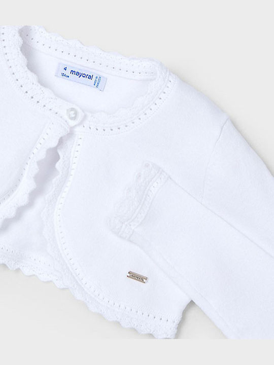 Kids Bolero Cotton White
