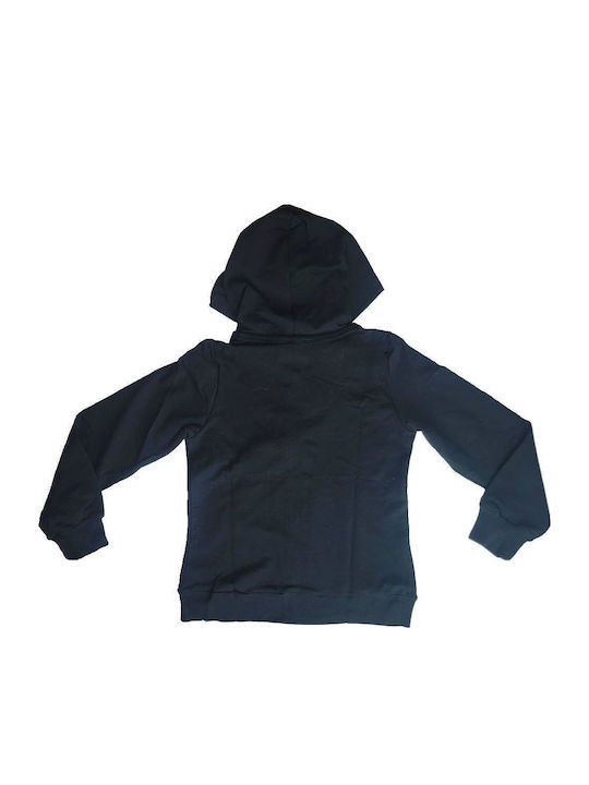 Kids Sweatshirt Cardigan Black