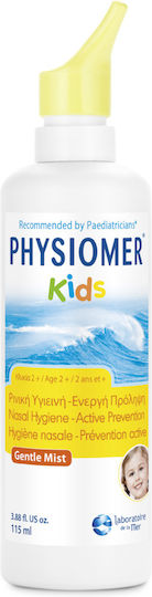 Physiomer Hygiene Prevention Active Kids από 2 Ετών Ρινικό Σπρέι με Θαλασσινό Νερό για Παιδιά 115ml
