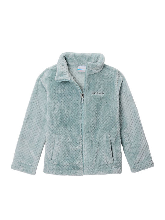 Παιδική Ζακέτα Fleece Μπλε Sherpa