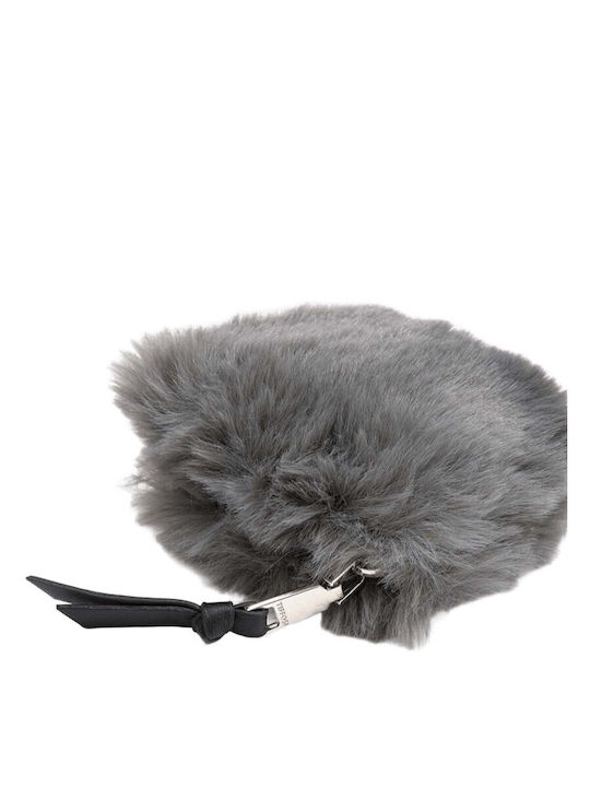 Tiffosi Gray Small Wallet Synthetic Fur Maia 10062487 872