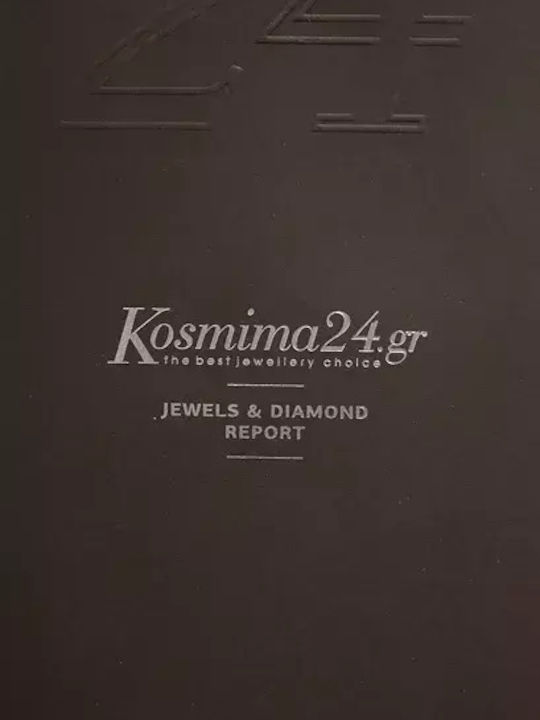 Damen Ring Vollring mit Diamant aus Weißgold 18K