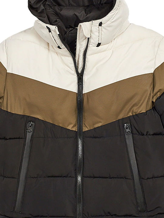 Kids' Casual Jacket Long with Hood Multicolour