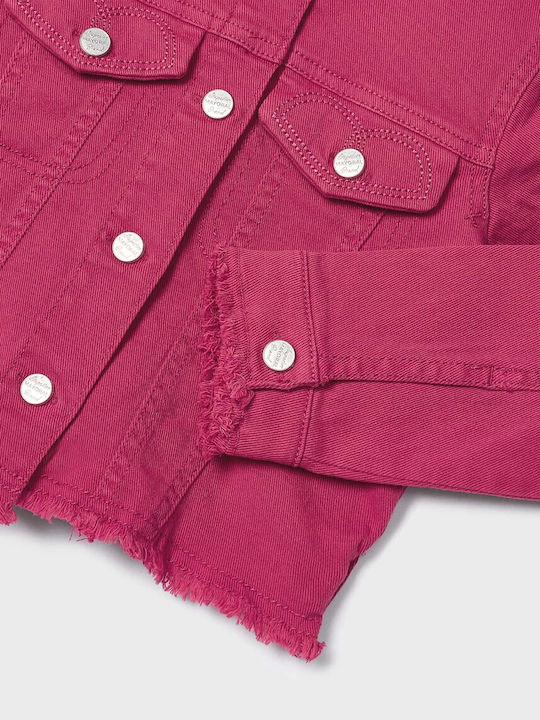 Ecofriends Kids Casual Short Fuchsia Jacket