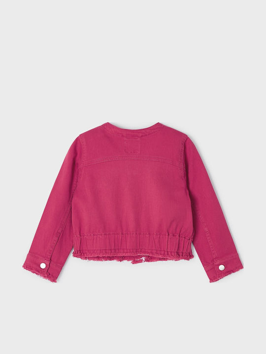 Ecofriends Kids Casual Short Fuchsia Jacket