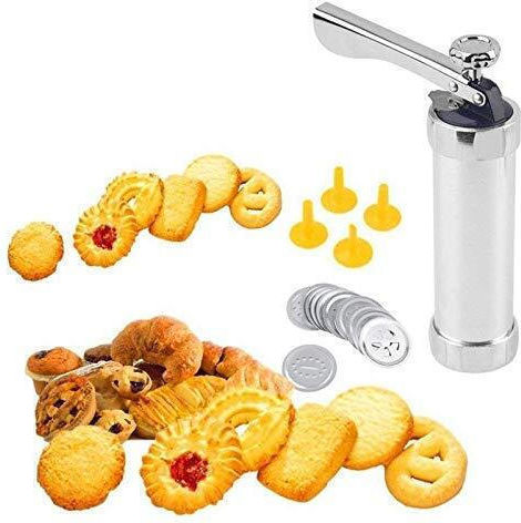 Mașină de făcut biscuiți din Oțel Inoxidabil 21.5x15.5cm 25buc