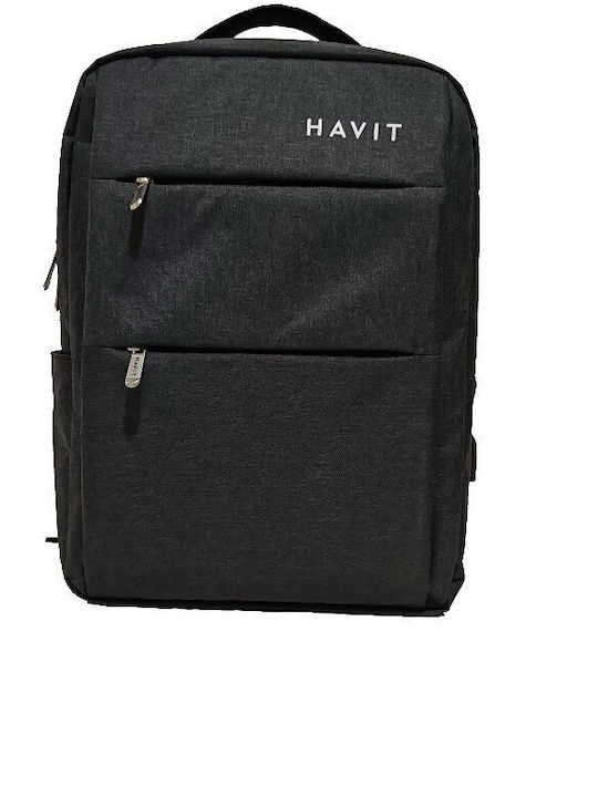 Rucsac Laptop Havit Havit H0026 Rezistent la Abraziune și Rupere cu Port USB 340x120x430 mm Negru
