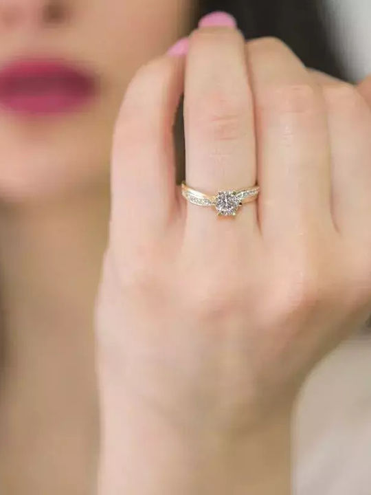 Single Stone from Gold 14K