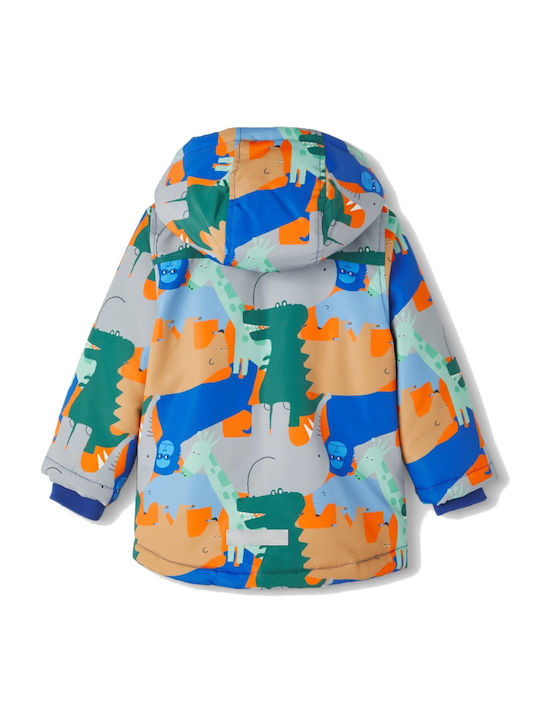 Kids' Casual Jacket Short with Hood Multicolour