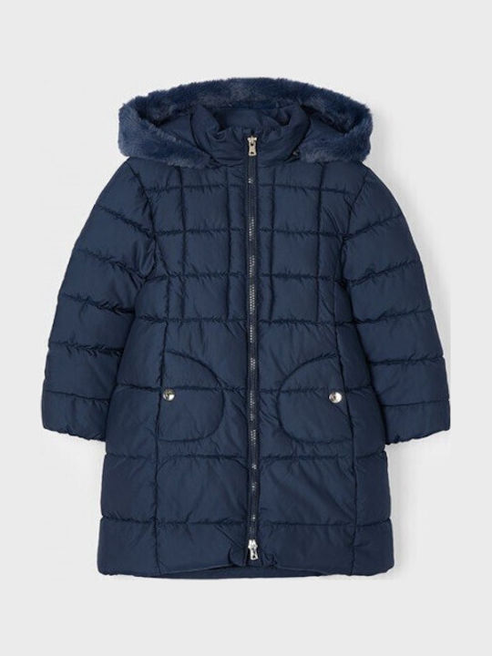 Kids' Casual Jacket Long with Hood Blue