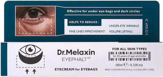 Dr. Melaxin Eyephalt Κρέμα Ματιών για Μαύρους Κύκλους & Σακούλες 10ml
