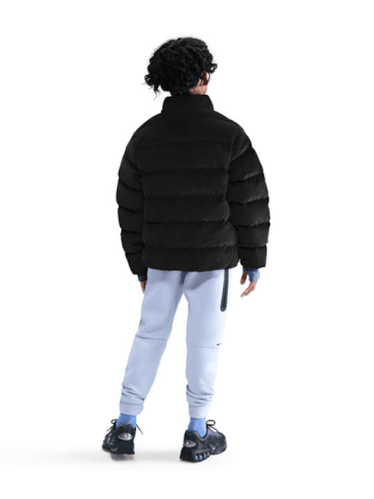 Kids' Sports Jacket with Lining Black Therma-fit