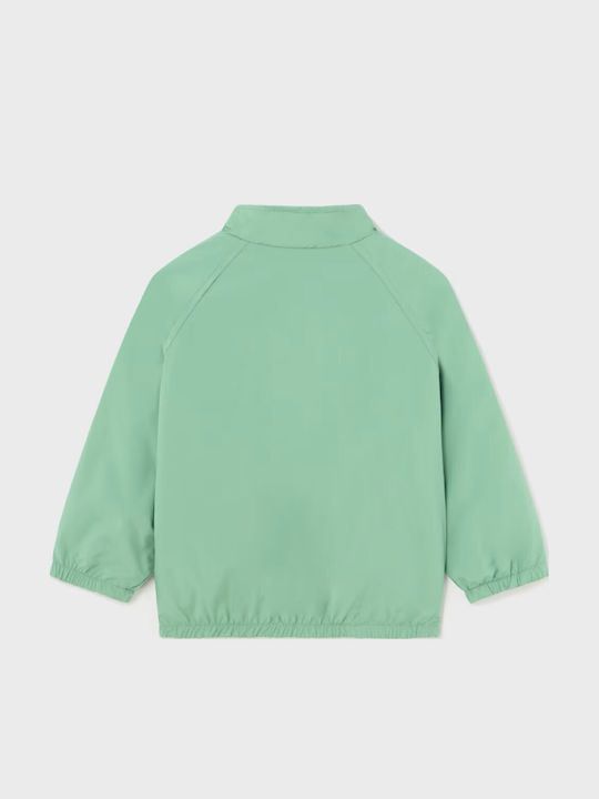 Kinder Freizeitjacke Winddicht Beidseitig Green