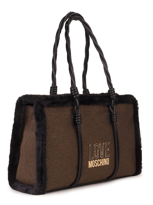 Günstige Damen Shopper Tasche Schwarz
