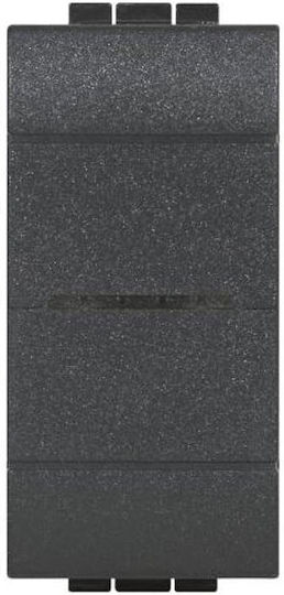 Bticino Front Plate Wall Push Controller Button without Frame Gray LN4003CWI