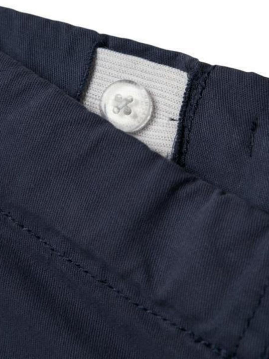 Kinder Schlaghose Cargo Stoff BLAU-NAVI