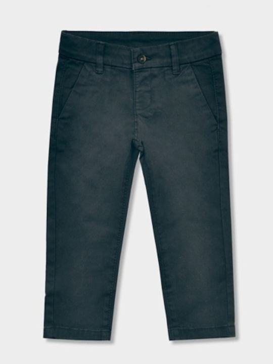 Παιδικό Παντελόνι Chino Υφασμάτινο Μπλε Basic