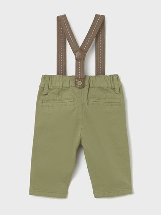 Kinder Schlaghose Stoff Olive Lang