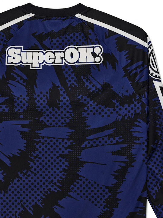 Moto T-shirt Μπλε