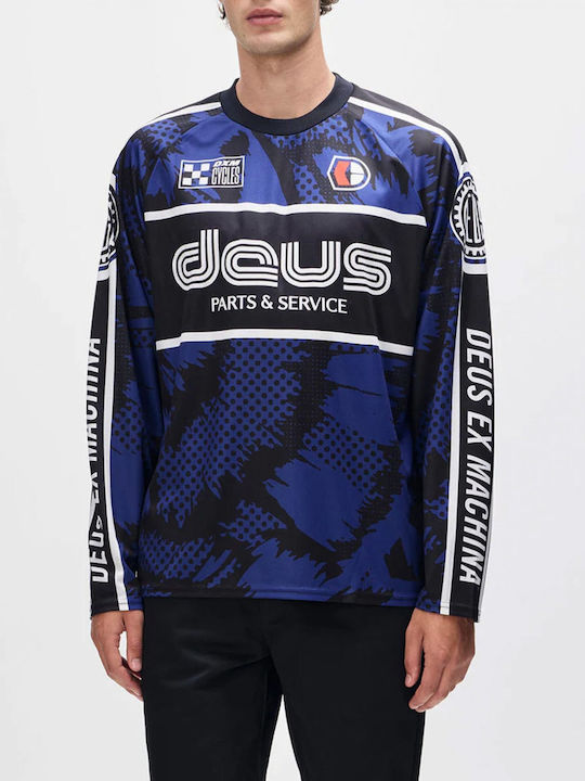 Moto T-shirt Μπλε