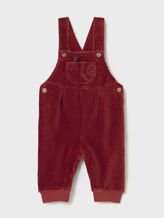 Kids' Corduroy Overall Red