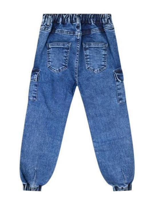 Energiers Kids' Denim Pants Dark Blue Denim