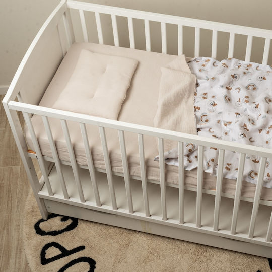 Kidizi Set Pentru Patut Bej 3buc piese