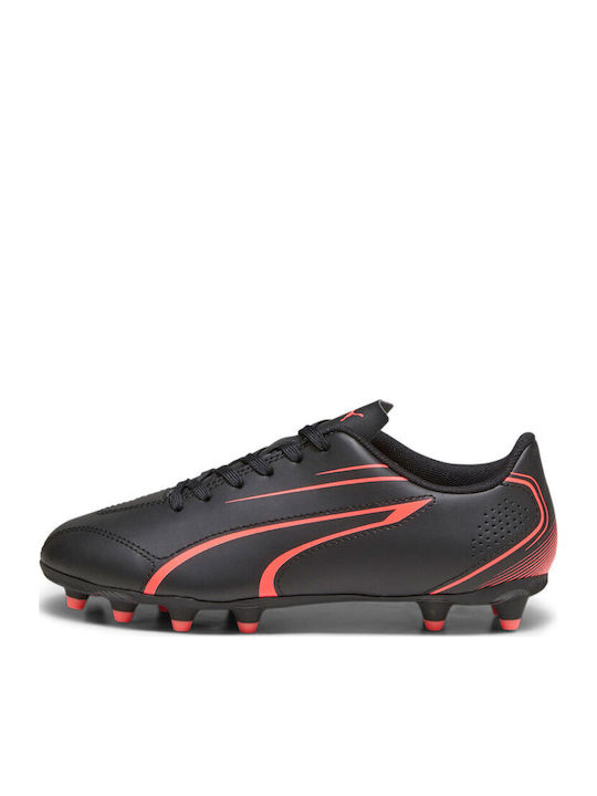 Vitoria FG/AG Kids Molded Soccer Shoes Black