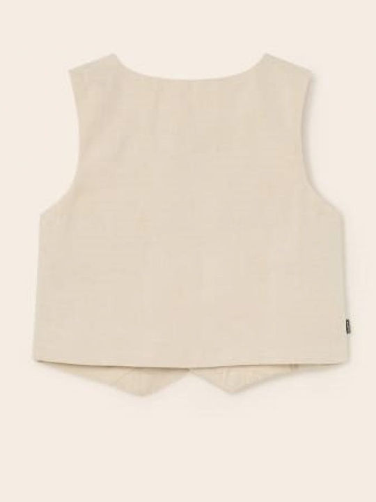 Kids Vest Beige