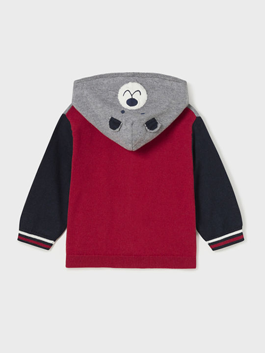 Kids Sweatshirt Cardigan with Hood and Pockets Grey