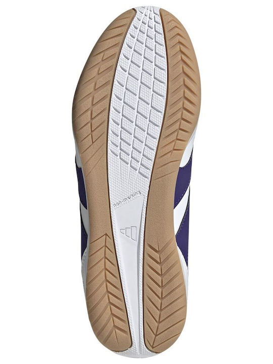 Predator Club IN Kids Soccer Cleats & Shoes Indoor Cloud White / Collegiate Purple / Lucid Lemon