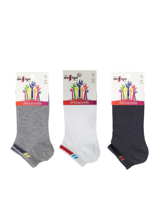 Design Socks Șosete pentru Copii Colorful 3 Perechi