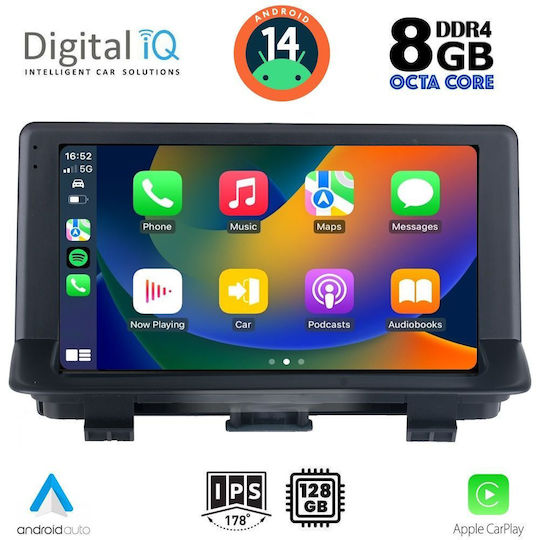 Digital IQ Ηχοσύστημα Αυτοκινήτου για Audi Q3 2012-2018 (Bluetooth/USB/AUX/WiFi/GPS/Apple-Carplay/Android-Auto) με Οθόνη Αφής 9"