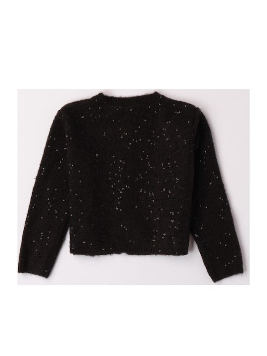 Kids Cardigan Knitted Black