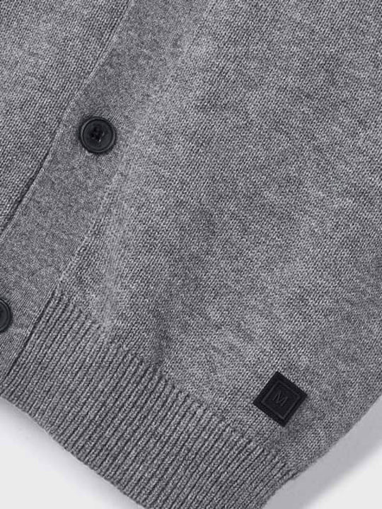 Kids Vest Cotton Silver