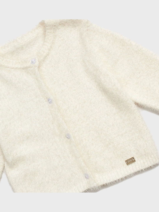 Kids Cardigan Knitted Ecru