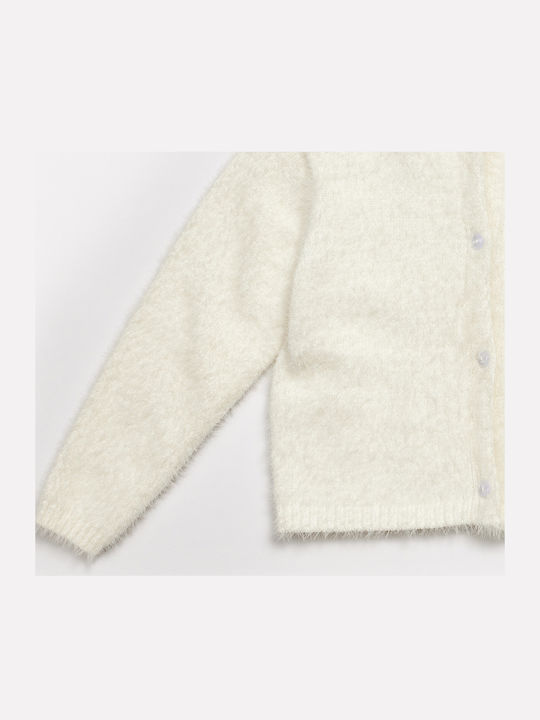 Kids Cardigan Knitted Ecru