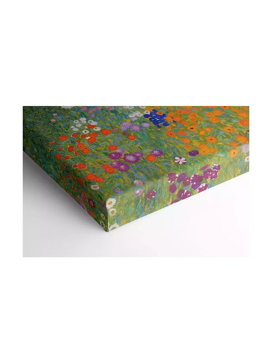 Gustav Klimt Flower Garden Πίνακας σε Καμβά 40x40cm