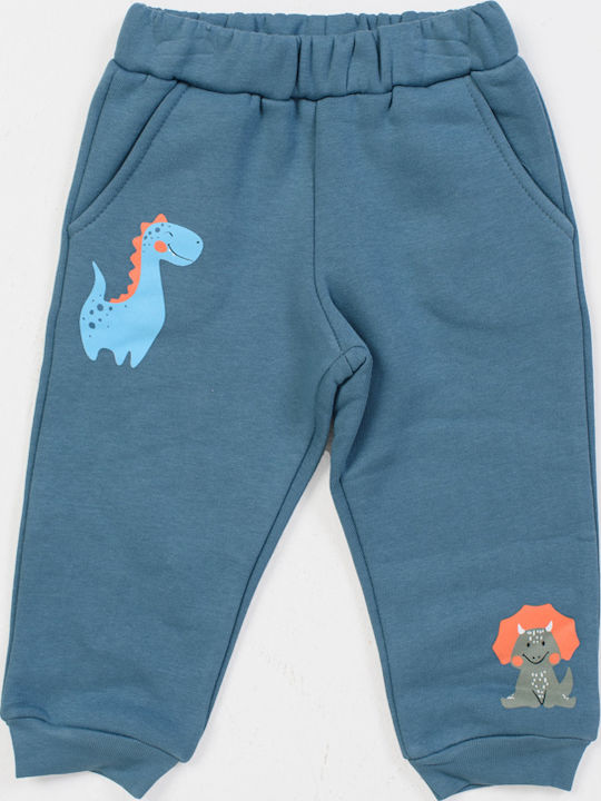Kinder Sweatpants Set - Jogginganzug Petrol Blue 2Stück
