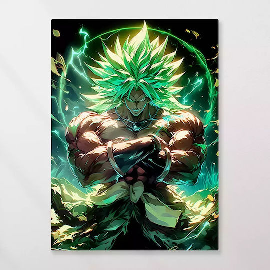 Canvas Painting Dragon Ball Broly Legendary Super Saiyan Knv2710 45cm X 65cm
