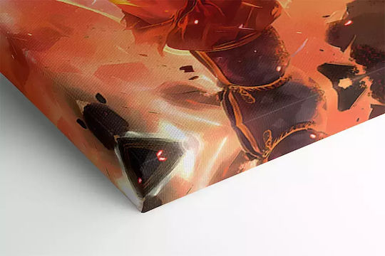 Πίνακας Καμβά Dragon Ball Goku In Heat Battle Knv2708 45cm X 65cm